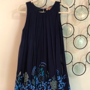 Gorgeous navy Anthropologie shift dress